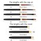 Sable Travel Watercolor Brushes, Fuumuui 4pcs Elegant Kolinsky Sable Travel Brushes Travel Watercolor Kit with Leather Pouch Perfect for Watercolor Gouache Ink Painting